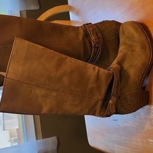 Dansko Women's Tivoli Tall Zipup Leather Boots sz 38